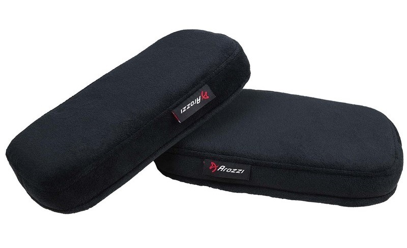 Podrúčka Arozzi Memory Foam Armrest Pads, 2 ks čierna