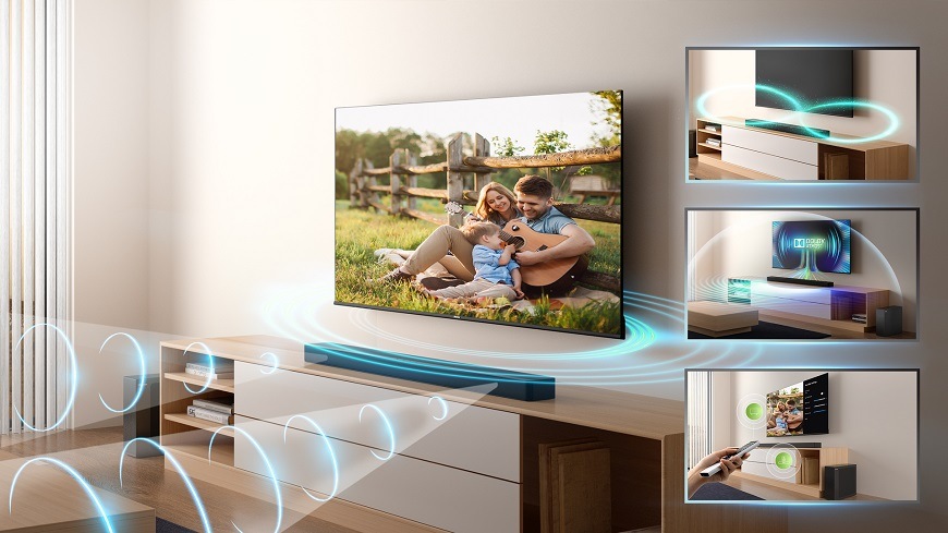 Soundbar Hisense HS2100 čierny Soundbar Hisense HS2100, čierny, optimalizovaný výkon