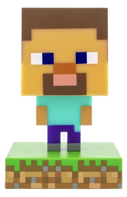Dekoratívne LED Paladone Icon Light Minecraft - Steve viacfarebná