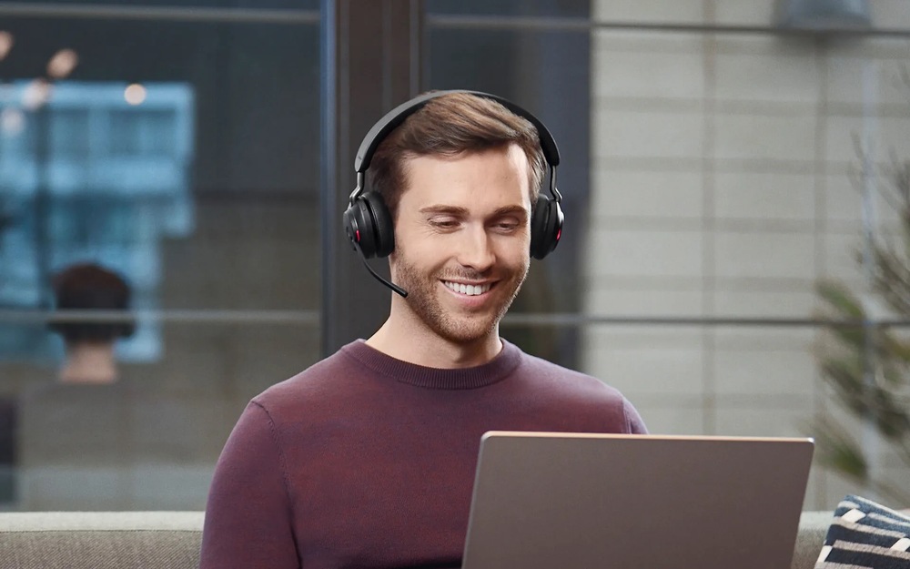 Headset Jabra Evolve2 65, USB-A, UC Stereo Deskstand čierny