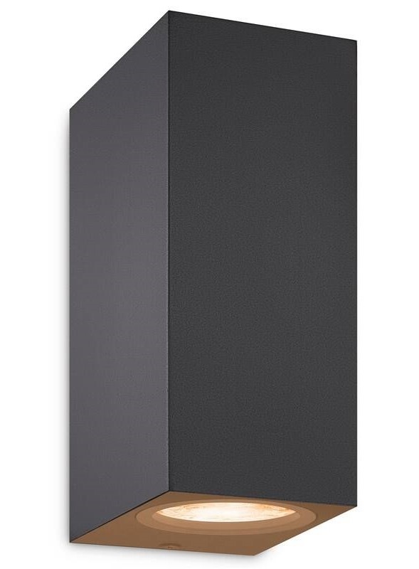 Nástenné svietidlo WiZ Up and Down Wall Spotlight 2x5W, RGB čierne