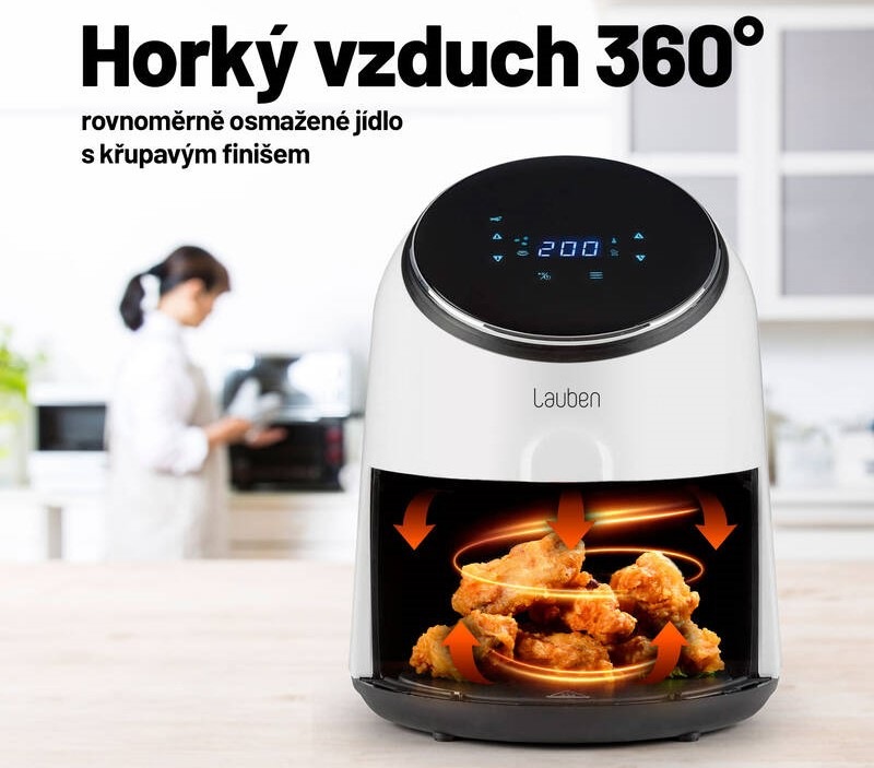 Fritéza teplovzdušná Lauben Hot Air Fryer 2500WT Fritéza teplovzdušná Lauben Hot Air Fryer 2500WT