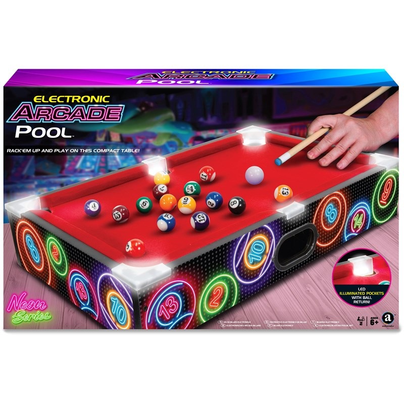 Hra Arcade Biliard Neon