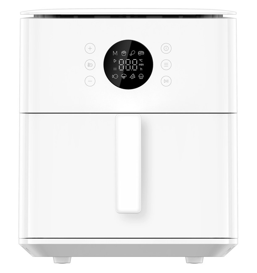 Fritéza teplovzdušná Xiaomi Air Fryer 6,5 l White MAF-W6501 biela Teplovzdušná fritéza z čelného pohľadu