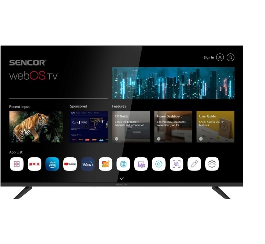 Televízia Sencor SLE 43US804B