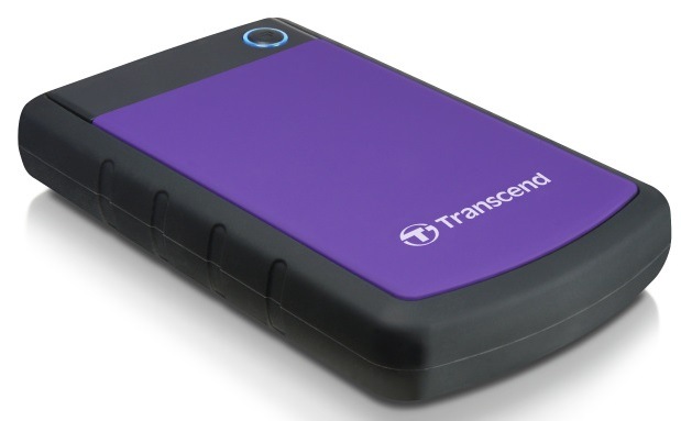 Externý pevný disk Transcend StoreJet 25H3P 2TB, USB 3.0 (3.1 Gen 1) čierny/fialový
