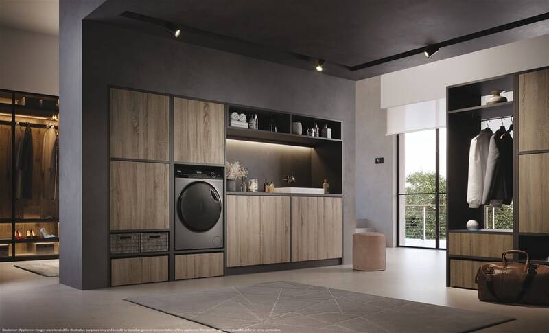 Práčka so sušičkou Haier HWD80B14959S8U1S antracitová farba Práčka so sušičkou Haier HWD80B14959S8U1S antracitová farba