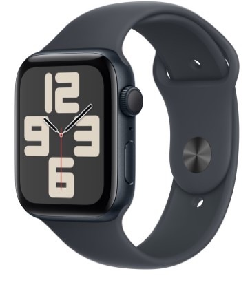 Inteligentné hodinky Apple Watch SE 2024 GPS 44mm temne atramentový hliník - temne atramentový športový remienok - M/L Inteligentné hodinky Apple Watch SE 2024 GPS 44mm temne atramentový hliník - temne atramentový športový remienok - M/L