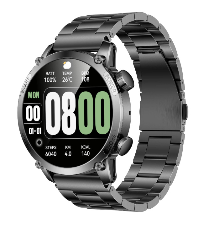 Inteligentné hodinky ARMODD Silentwatch 7 Pro GPS s kovovým řemínkem + silikonový řemínek čierne
