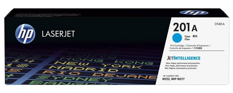 Toner HP 201A, 1 400 strán azúrová farba