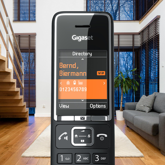 Domáci telefón Gigaset Comfort 550 čierny