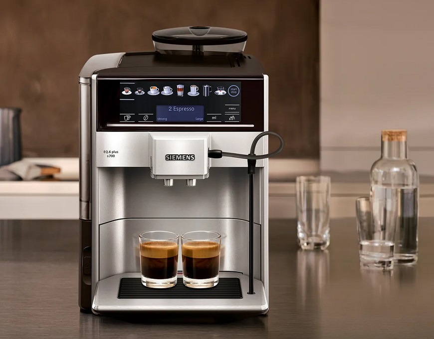 Automatický kávovar Siemens EQ.6 TE657313RW nerez SIETE657313RW_mleko