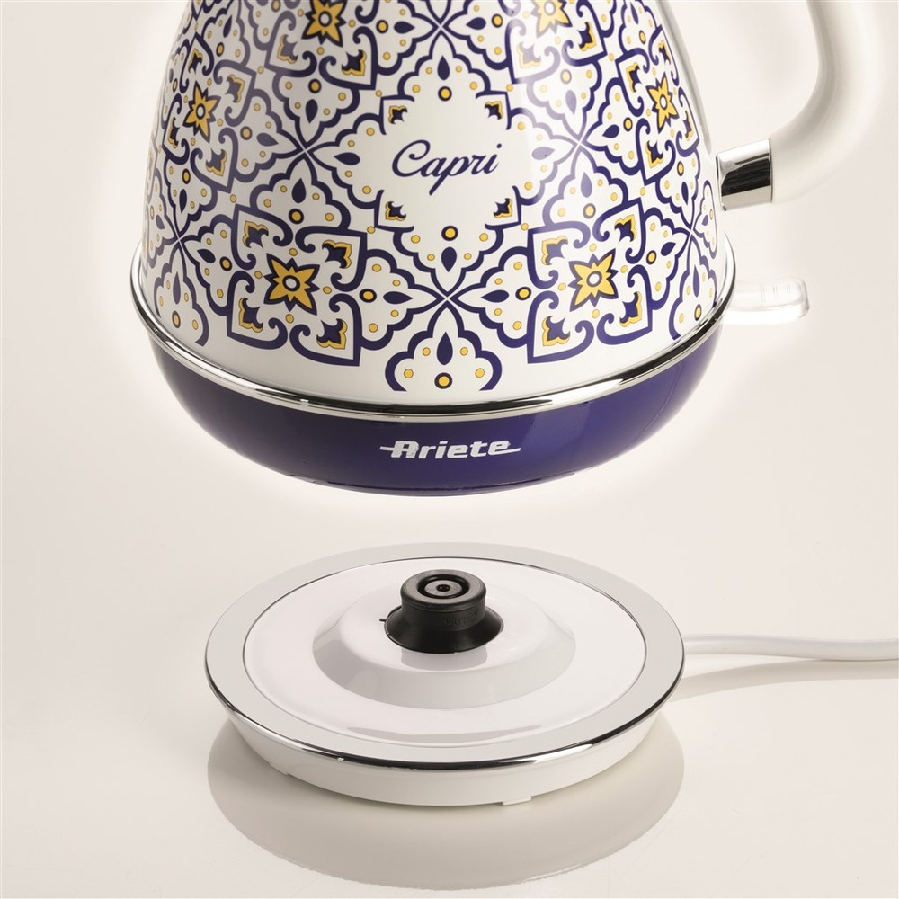 Rýchlovarná kanvica Ariete Capri ART 2869/CA biela/modrá
