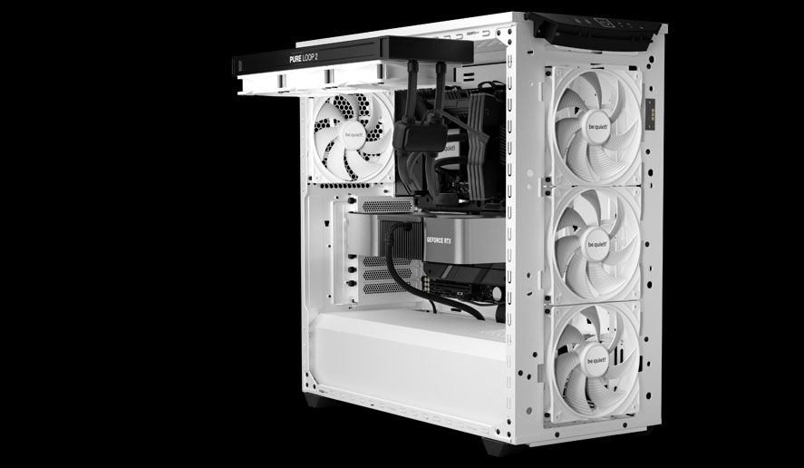 Ventilátor be quiet! Pure Wings 3 140mm PWM high-speed White be quiet! Pure Wings 3 140 mm PWM High-Speed (BL113)