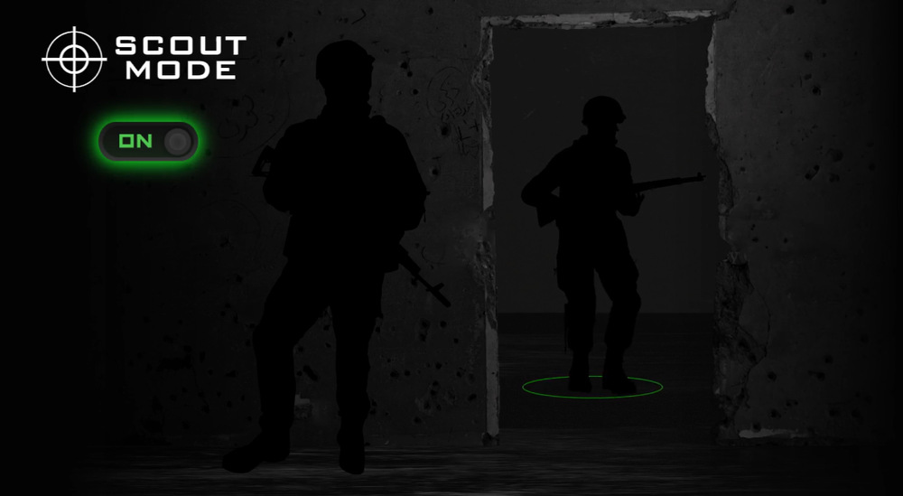 Zvuková karta Creative Sound BlasterX AE-9 Hráča u Creative Sound BlasterX AE-9 poteší Scout Mode