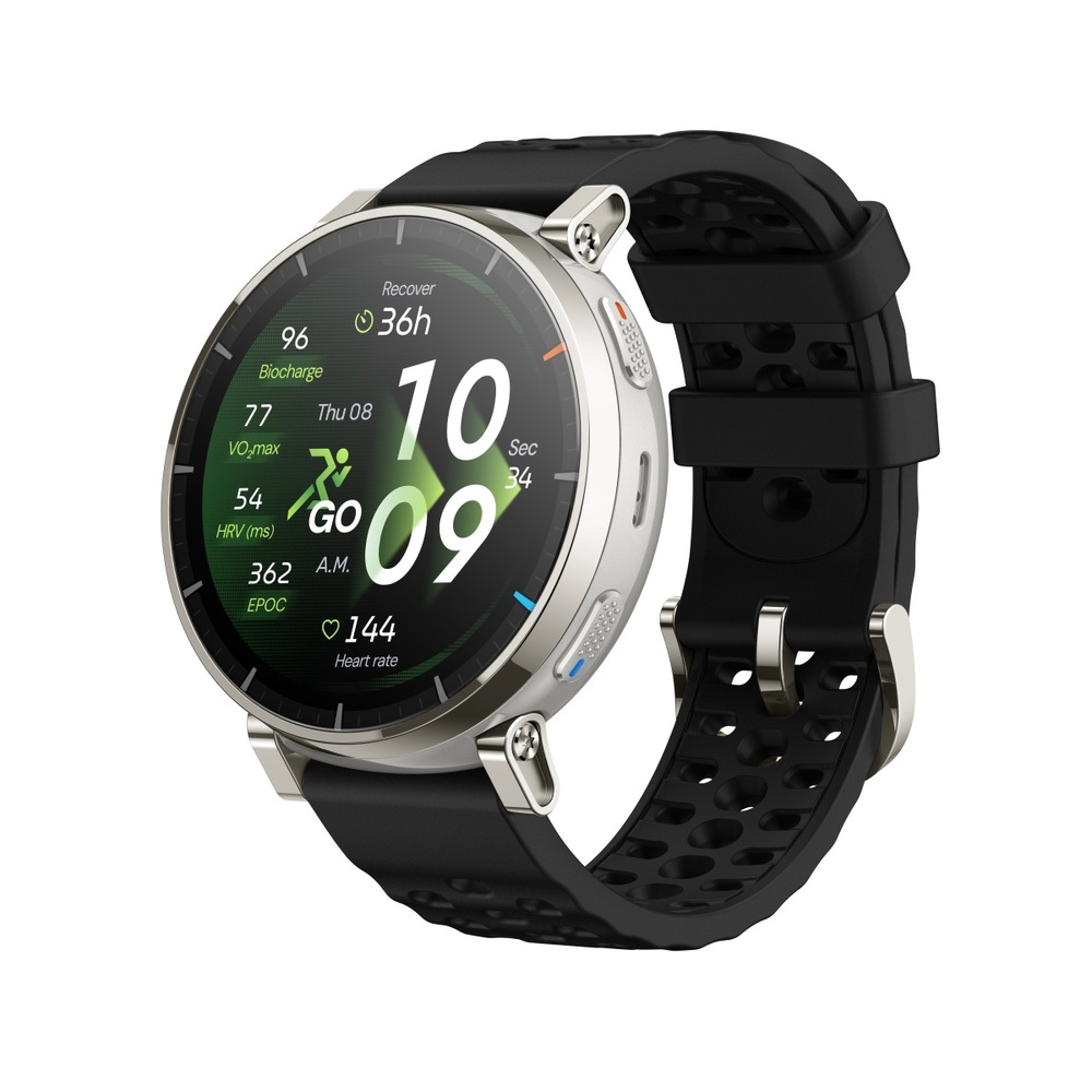 Chytré hodinky Amazfit Active 3 Premium - čierne / biele