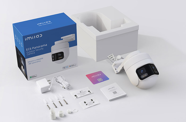 IP kamera IMILAB EC6 Panorama - biela