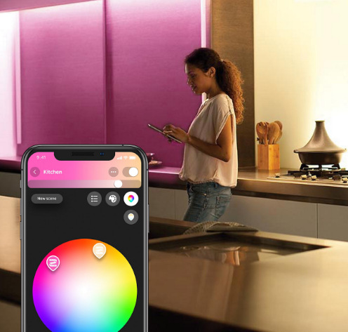 LED pásik Philips Hue Lightstrip Plus extension 1m, White and Color Ambiance LED pásik Philips Hue Lightstrip Plus extension 1m, White and Color Ambiance