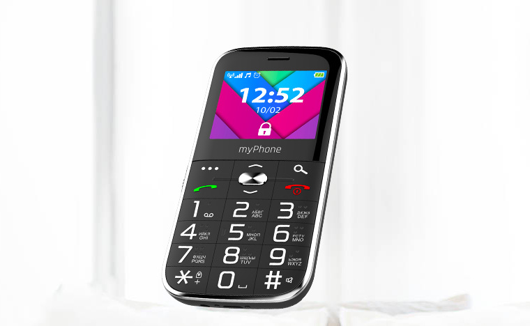 Mobilný telefón myPhone Halo C Senior čierny Mobilný telefón myPhone Halo C Senior čierny