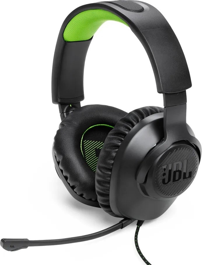 Headset JBL Quantum 100X Console čierny/zelený