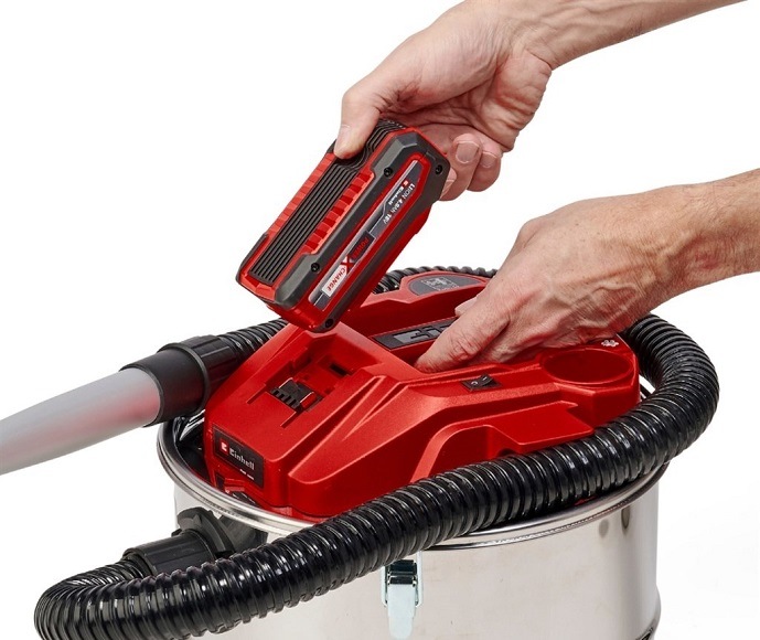 Vysávač na popol Einhell Power X-Change TE-AV 18/15 Li C-Solo (bez batérie) 2351700 nerez