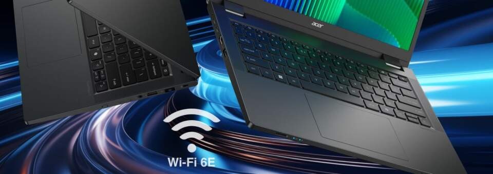 Notebook Acer TravelMate P4 14 (TMP414-53-G2-TCO-59MC) modrý Notebook Acer TravelMate P4 14 (TMP414-53-G2-TCO-59MC) modrý