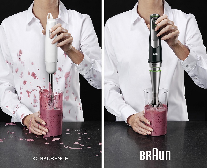 Ponorný mixér Braun MultiQuick 9 MQ9195XLI čierny/nerez