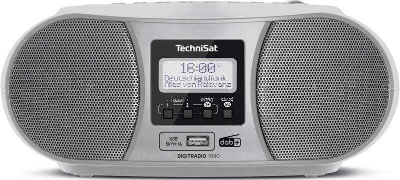 Rádioprijímač DAB+/CD Technisat DIGITRADIO 1990 strieborný