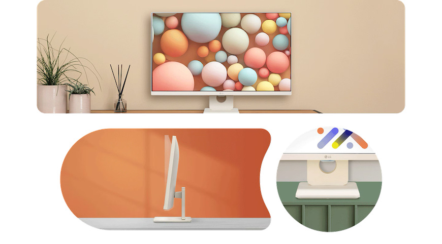 Monitor LG 27U511SA-W biely