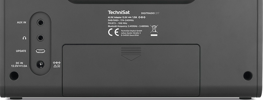 Rádioprijímač s DAB+ Technisat DigitRadio 217 čierny Rádioprijímač DAB+ Technisat DigitRadio 217, čierny