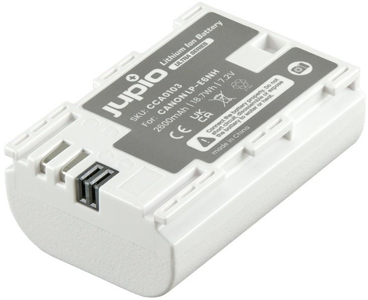 Náhradná Li-Ion batéria Jupio LP-E6NH ULTRA s kapacitou 2 600 mAh pre fotoaparáty Canon