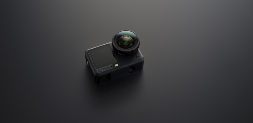 Objektív DJI Osmo Action 6 FOV Boost Lens čierny Akčná kamera Osmo Action 6 s nasadeným objektívom FOV Boost Lens