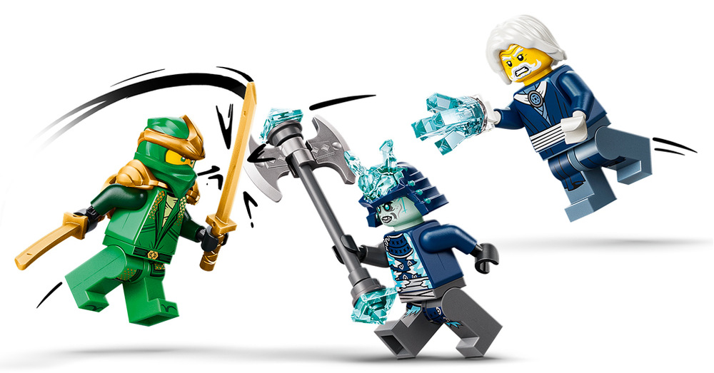 Stavebnica LEGO® NINJAGO® 71860 Lloydov titanský robot: 15 rokov NINJAGO Lloyd, Grimfax a Majster ľadu obohatia zbierku aj vlastné nindžovské bitky