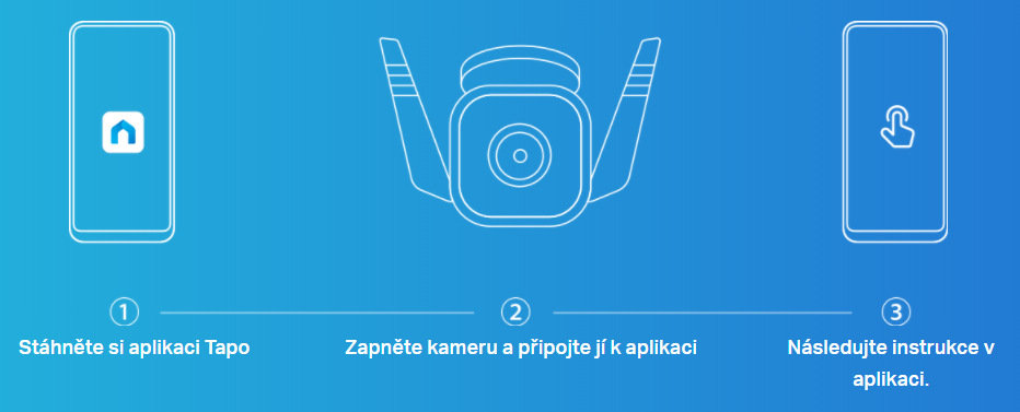 IP kamera TP-Link Tapo C310 biela IP kamera TP-Link Tapo C310 biela