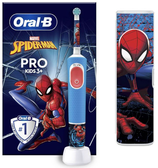 Zubná kefka Oral-B Pro Kids Spiderman 3+ BRAD103SPIDERMAN