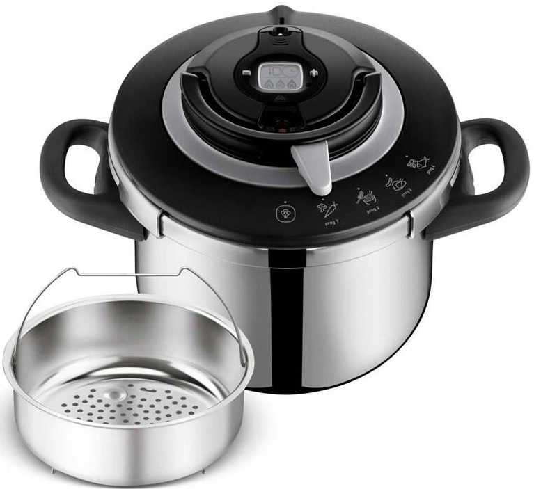Tlakový hrniec Tefal Clipso+ CHEF P4550731, 6 l nerez