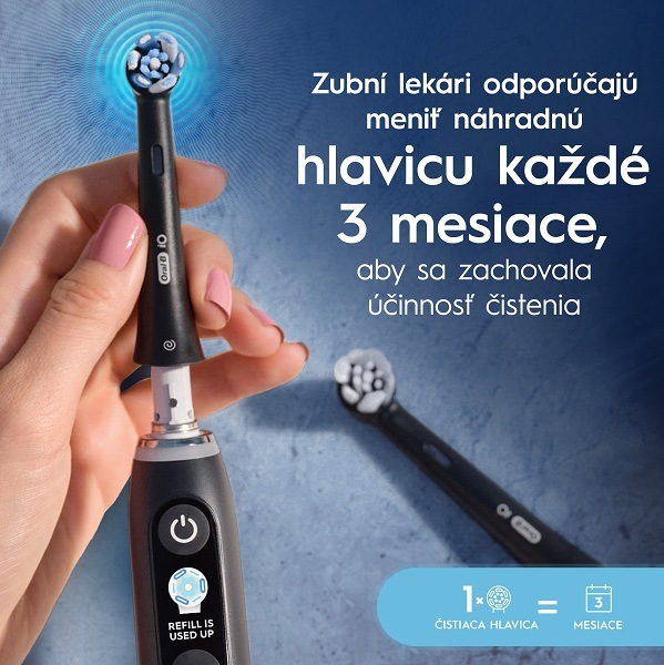 Náhradné hlavice Oral-B iO Ultimate Clean Black (4 ks) čierna Náhradné hlavice Oral-B iO Ultimate Clean Black (4 ks) čierna