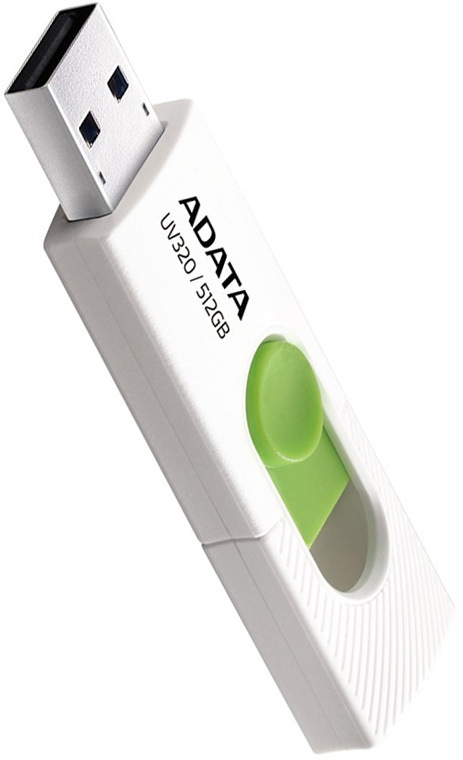 Flash USB ADATA UV320 512GB USB 3.2 - biely/zelený