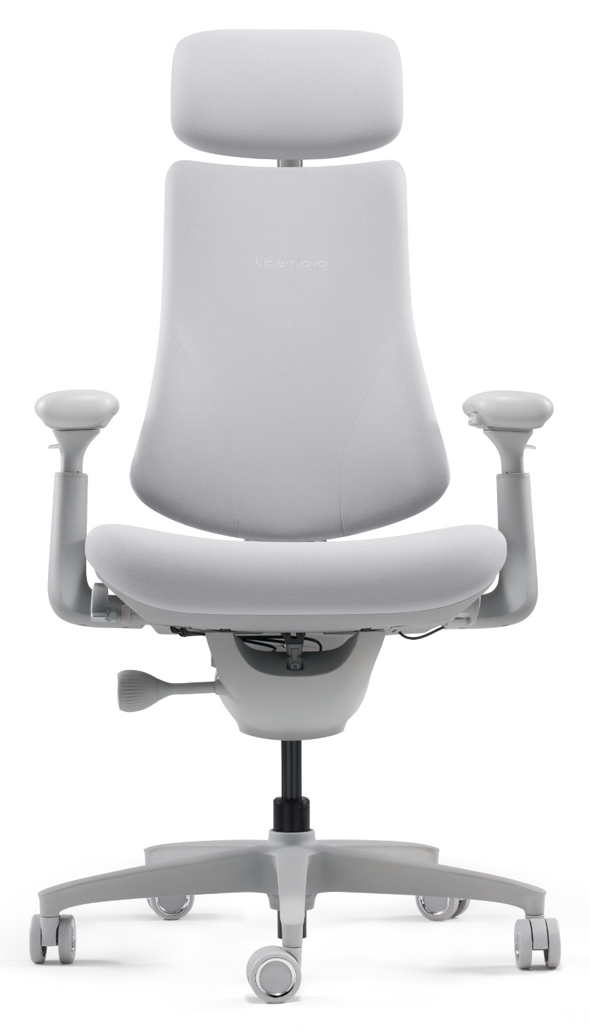 Ergonomická stolička LiberNovo Omni, 48 cm sivá Dynamická ergonomická stolička LiberNovo Omni s opierkou hlavy
