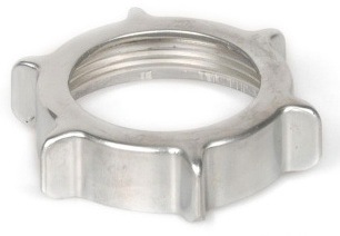Originálna kovová šesťhrotá matica pre veľký mlynček na mäso ETA s priemerom 62 mm