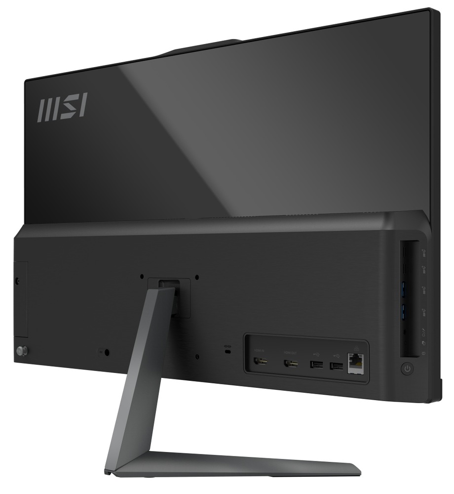 PC all in-one MSI Modern AM242 1M-2298EU čierny All In One počítač od MSI ponúka sadu konektorov pre jednoduché pripojenie externých zariadení.