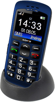 Mobilný telefón Aligator A670 Senior modrý