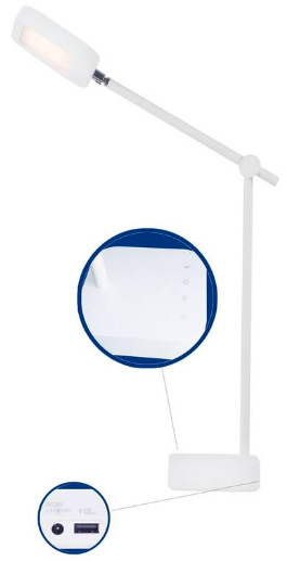 Stolná lampa Top Light Iva B biela Stolná LED lampička Top Light Iva B - biela