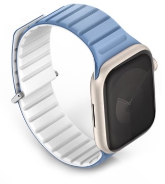 Remienok Uniq Revix Evo Reversible Magnetic na Apple Watch 38/40/41mm biely/modrý