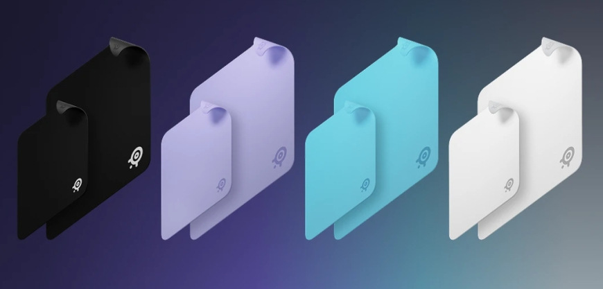 Podložka pod myš SteelSeries QcK L Aqua modrá