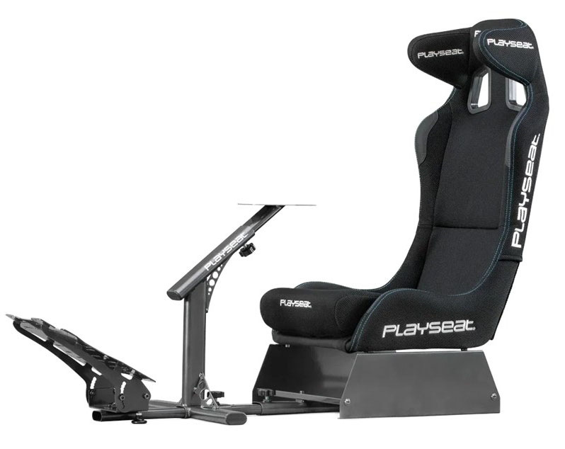 Pretekársky kokpit Playseat Evolution PRO - Actifit v čiernom farebnom prevedení.