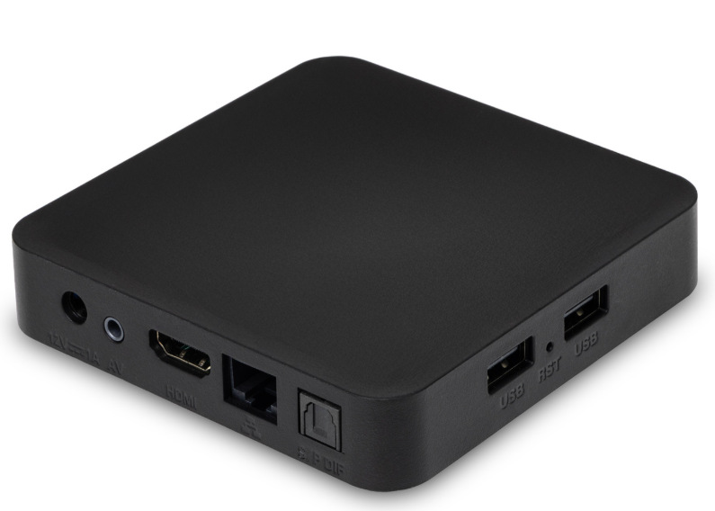 Multimediálne centrum Evolveo Dcolor GD2 čierny Zadný panel Evolveo Dcolor GD2 s HDMI, LAN, USB a optickým výstupom