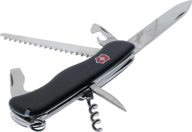 Nôž vreckový Victorinox Forester 0.8363.3 111mm Nôž vreckový Victorinox Forester poskytuje veľkú čepeľ s poistkou