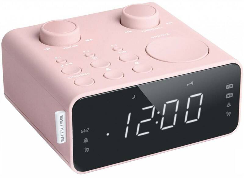 Rádiobudík MUSE M-17CPK ružový