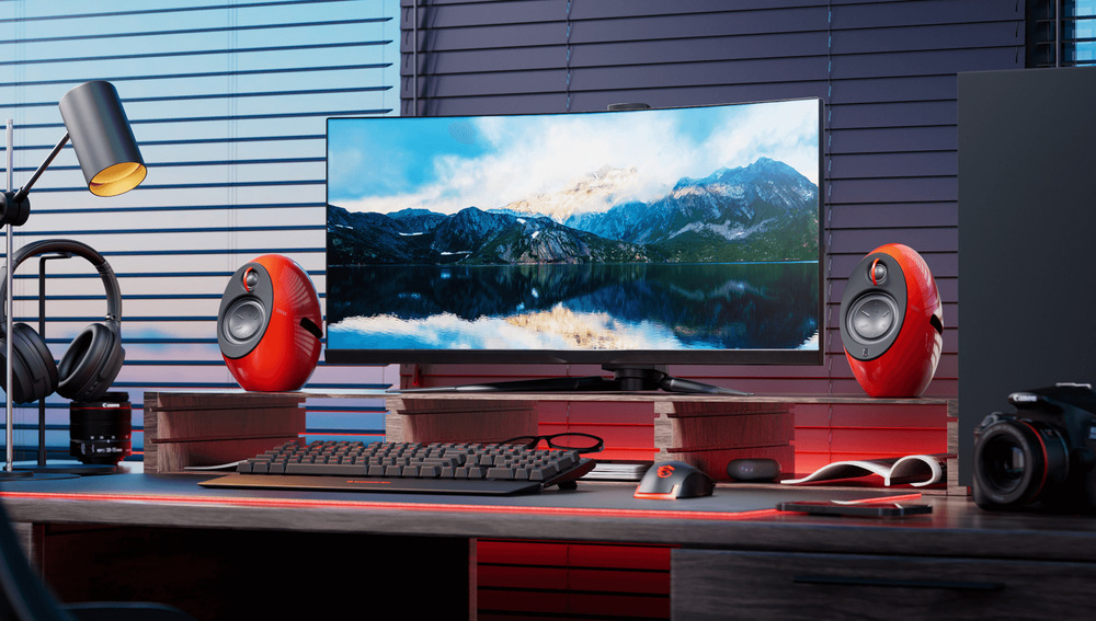Reproduktory Edifier e25HD Luna HD (2 ks) červené